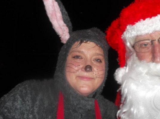 Santa and Bunny 2013